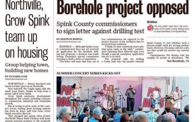 Pop ROCKS on the front page of the Aberdeen South Dakota paper!